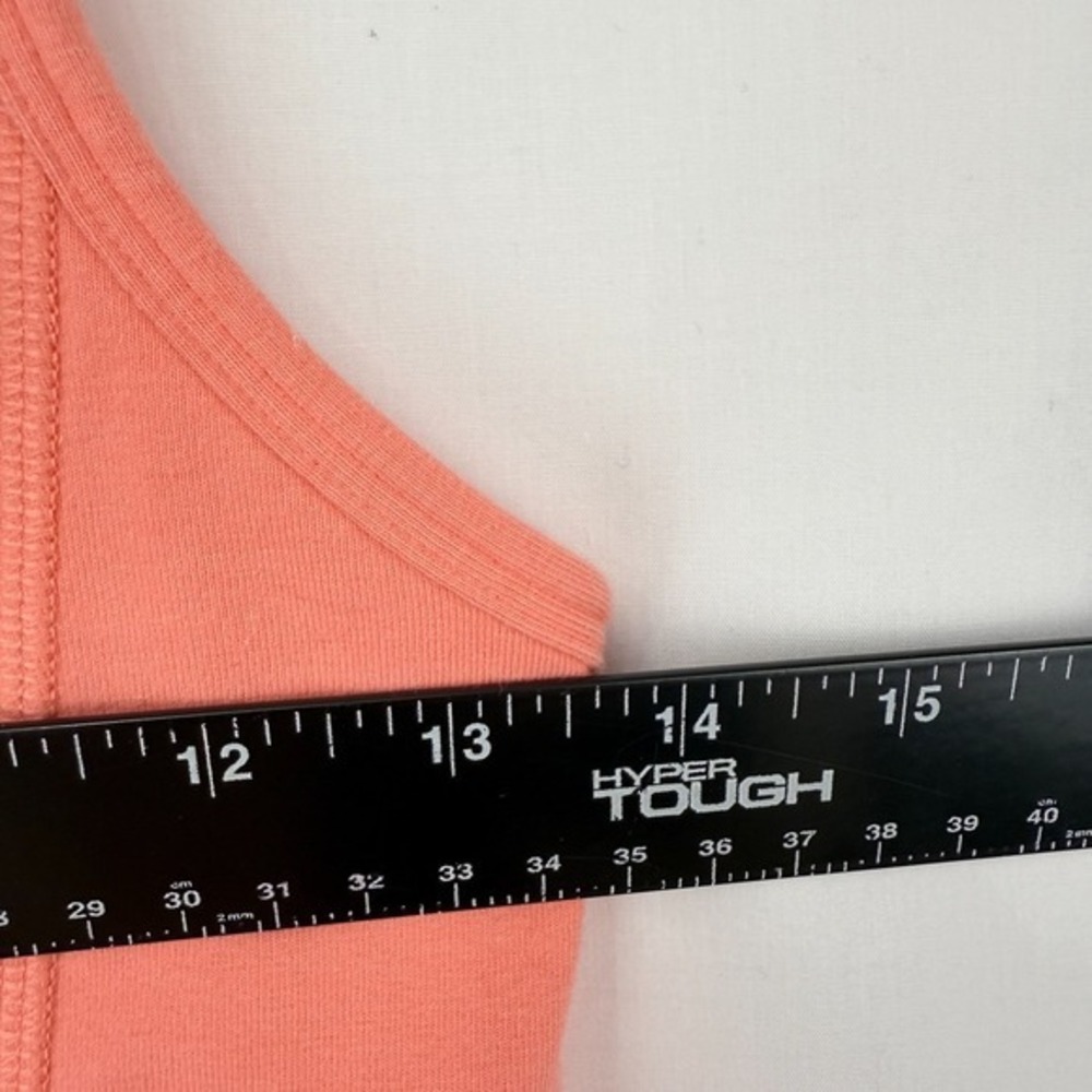 PINK Victoria's Secret Active Dress Size M Peach Cosmo Logo Cotton Sleeveless VS - Picture 8 of 11